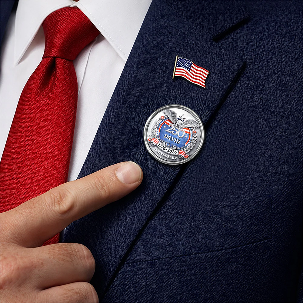 Custom Name United States Of America 250th Anniversary 1776-2026 Lapel Pin LM32 899579 - Image 6