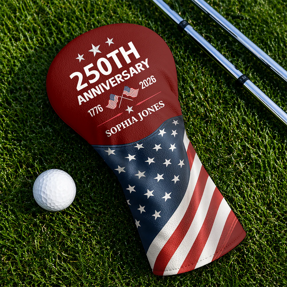 Custom Name US 250th Anniversary 1776-2026 Golf Head Cover LM32 668943 - Image 6