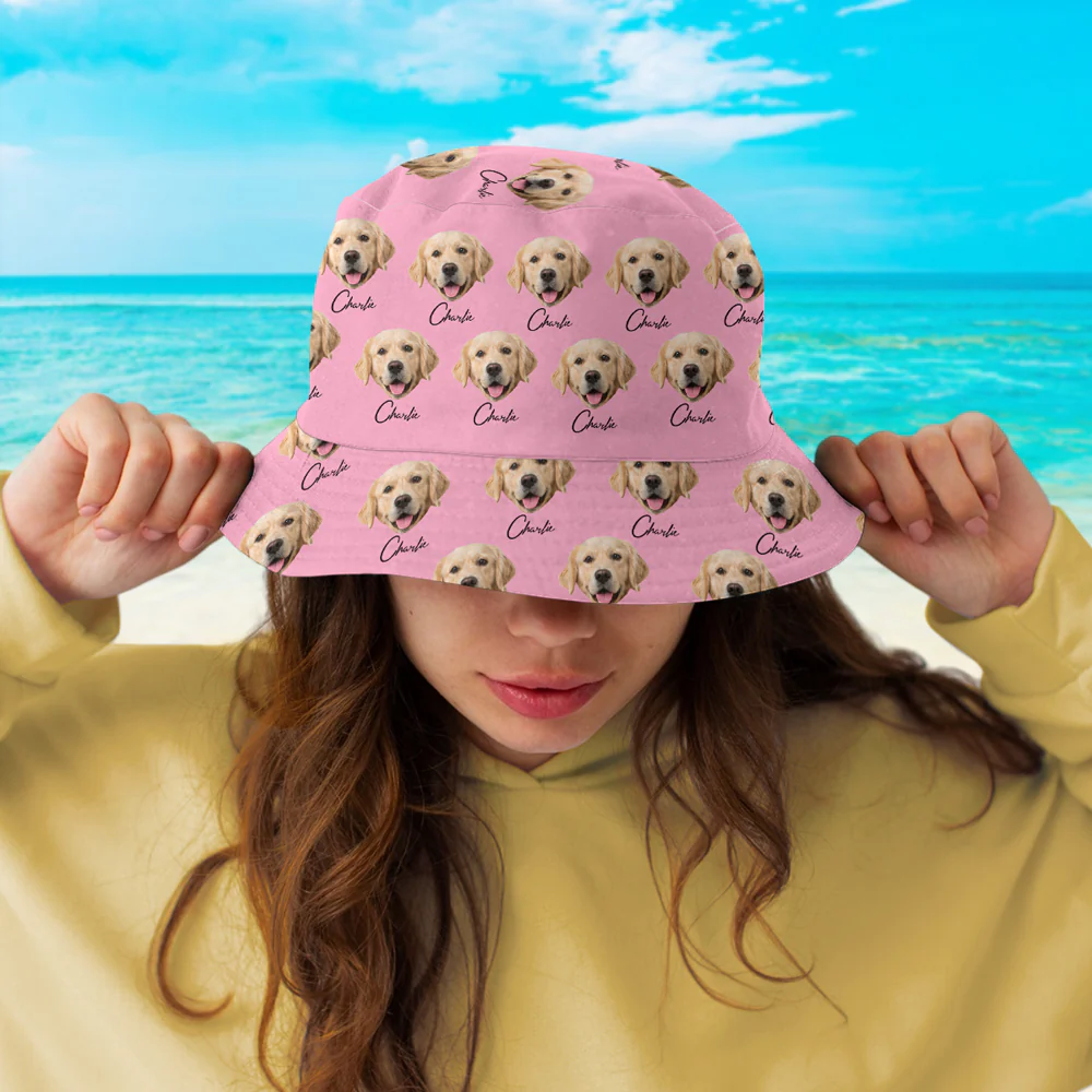 Custom Pet Photo Bucket Hat - Personalized Gift For Pet Lovers TH10 169465 - Image 5