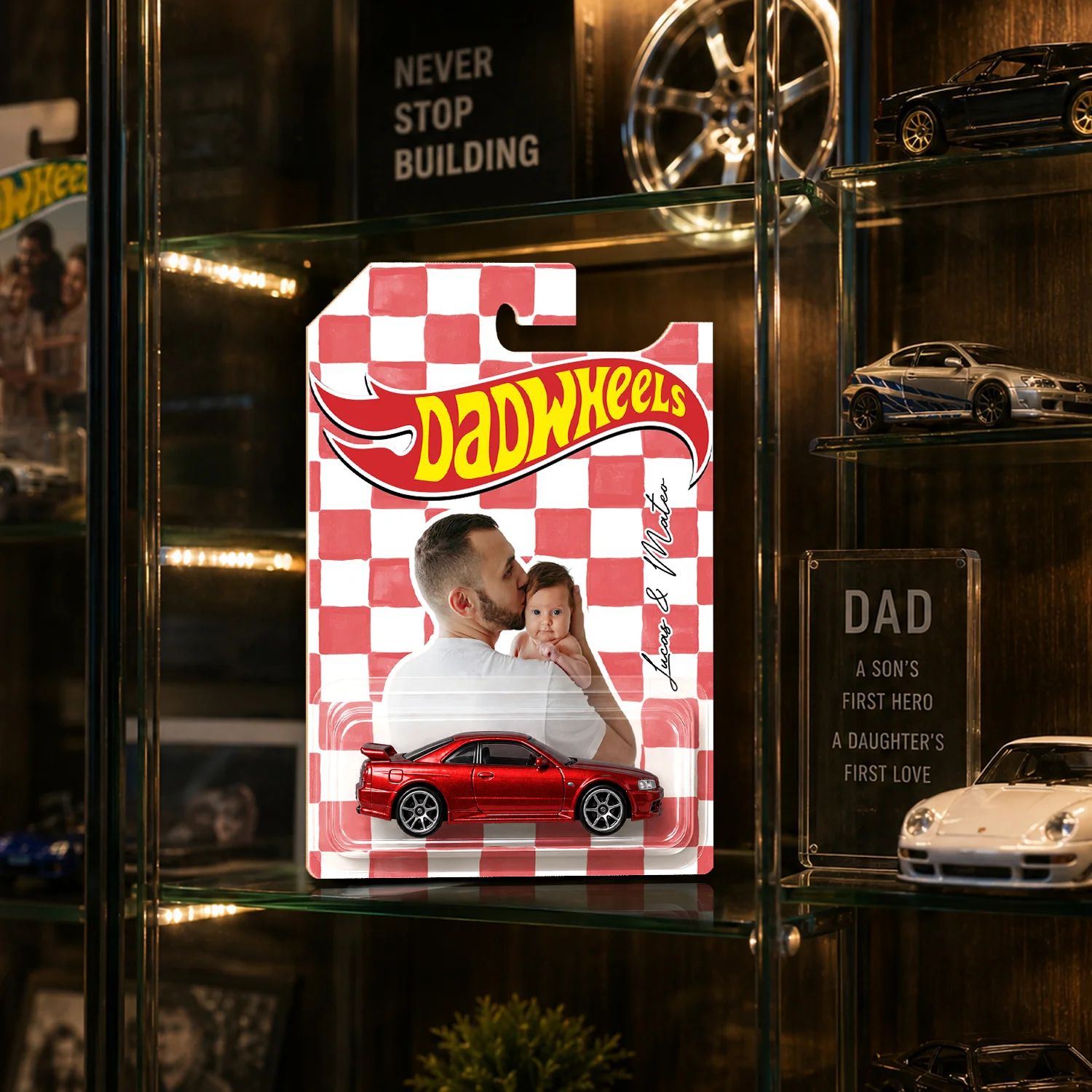 Custom Photo Best Dad Ever Vintage Wheels – Personalized Gift for Dad HO82 902704 - Image 3