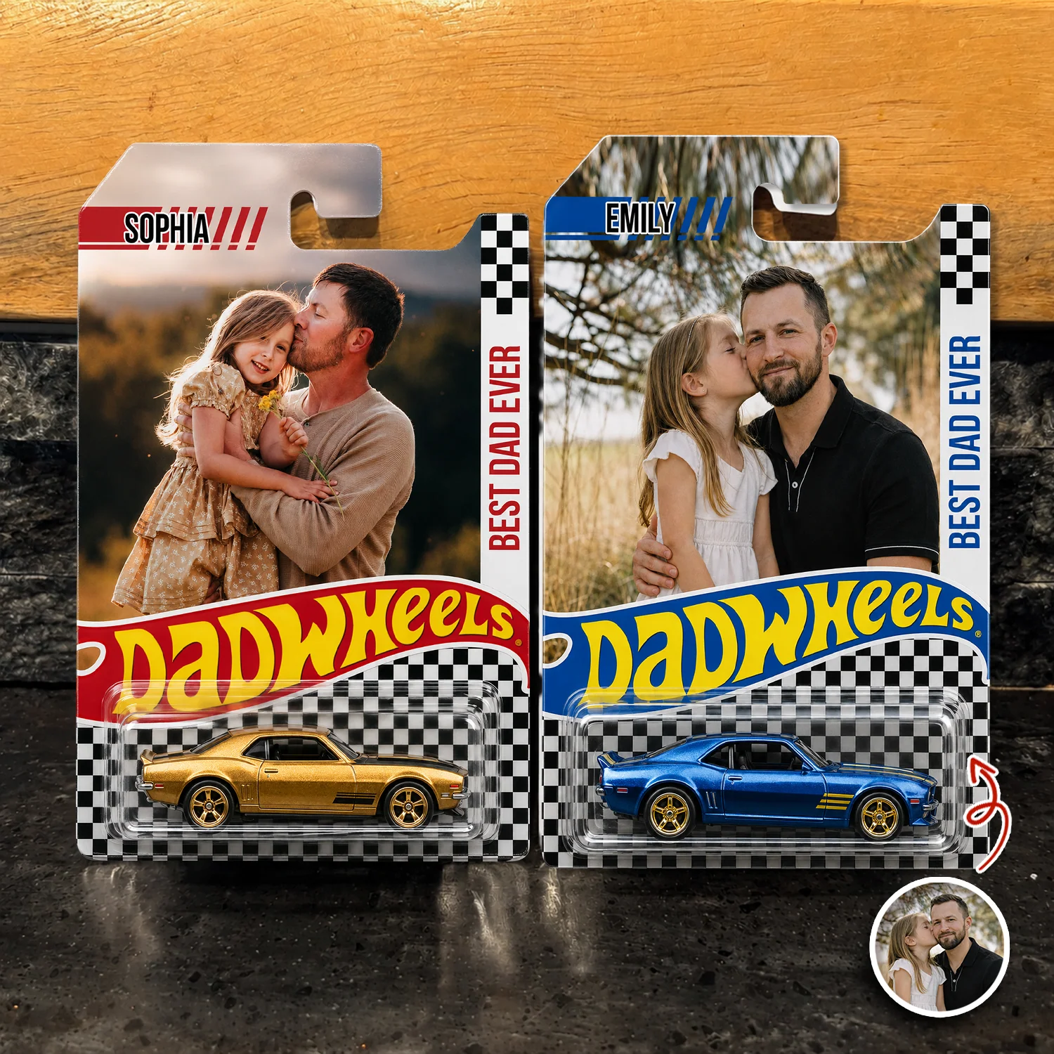 Custom Photo Best Dad Ever Wheels - Personalized Father’s Day Gift CH07 911676 - Image 6