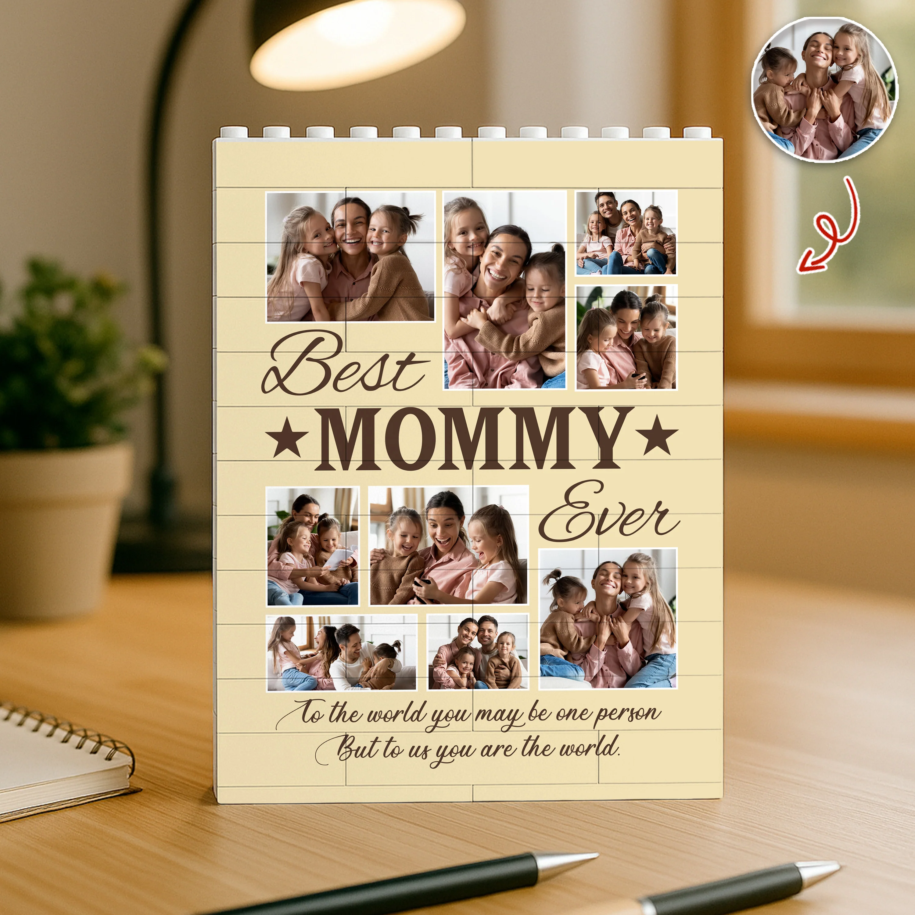 Custom Photo Best Mom Ever Building Brick Blocks Mother's Day Gift HA75 920650 - Image 4