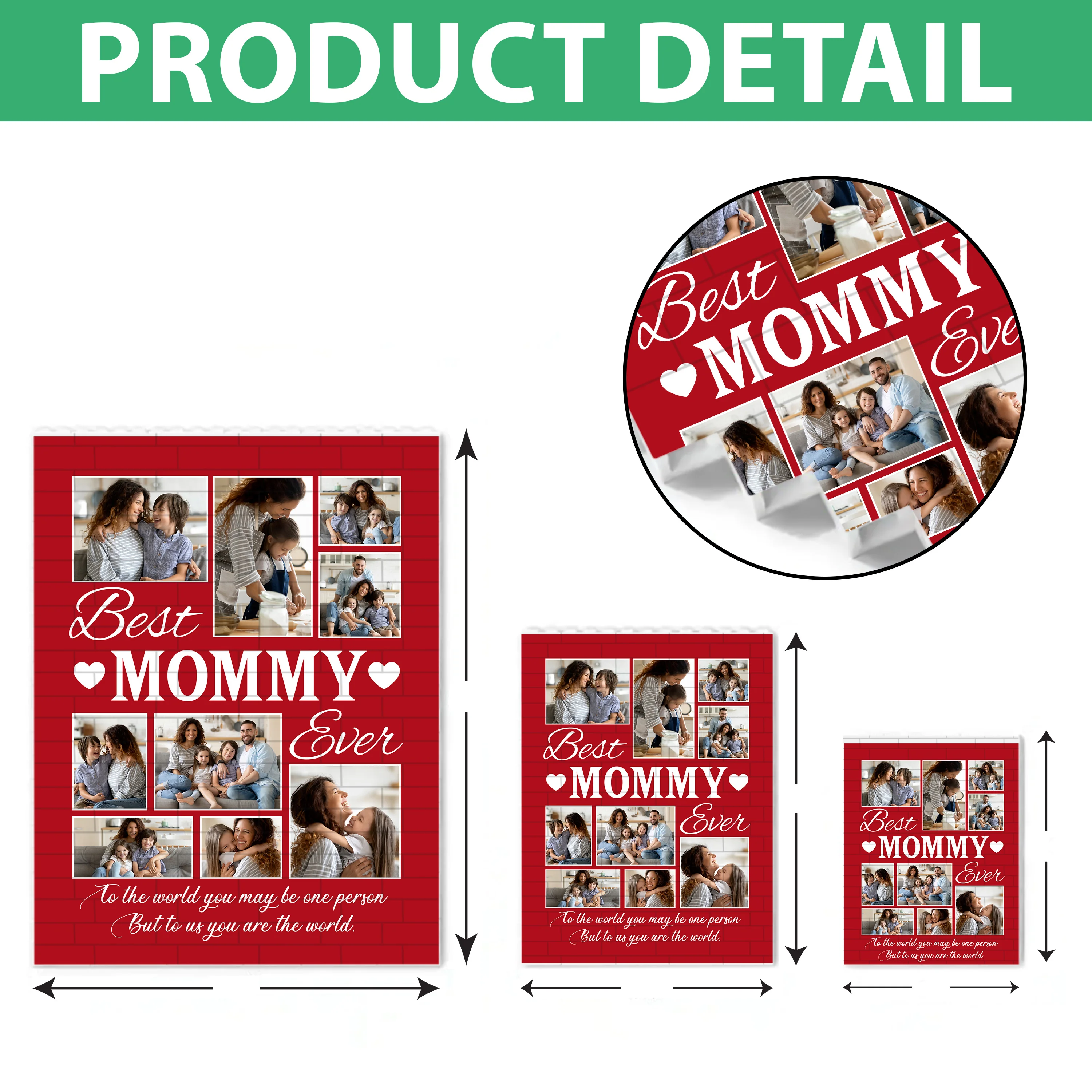 Custom Photo Best Mom Ever Building Brick Blocks Mother's Day Gift HA75 920650 - Image 7