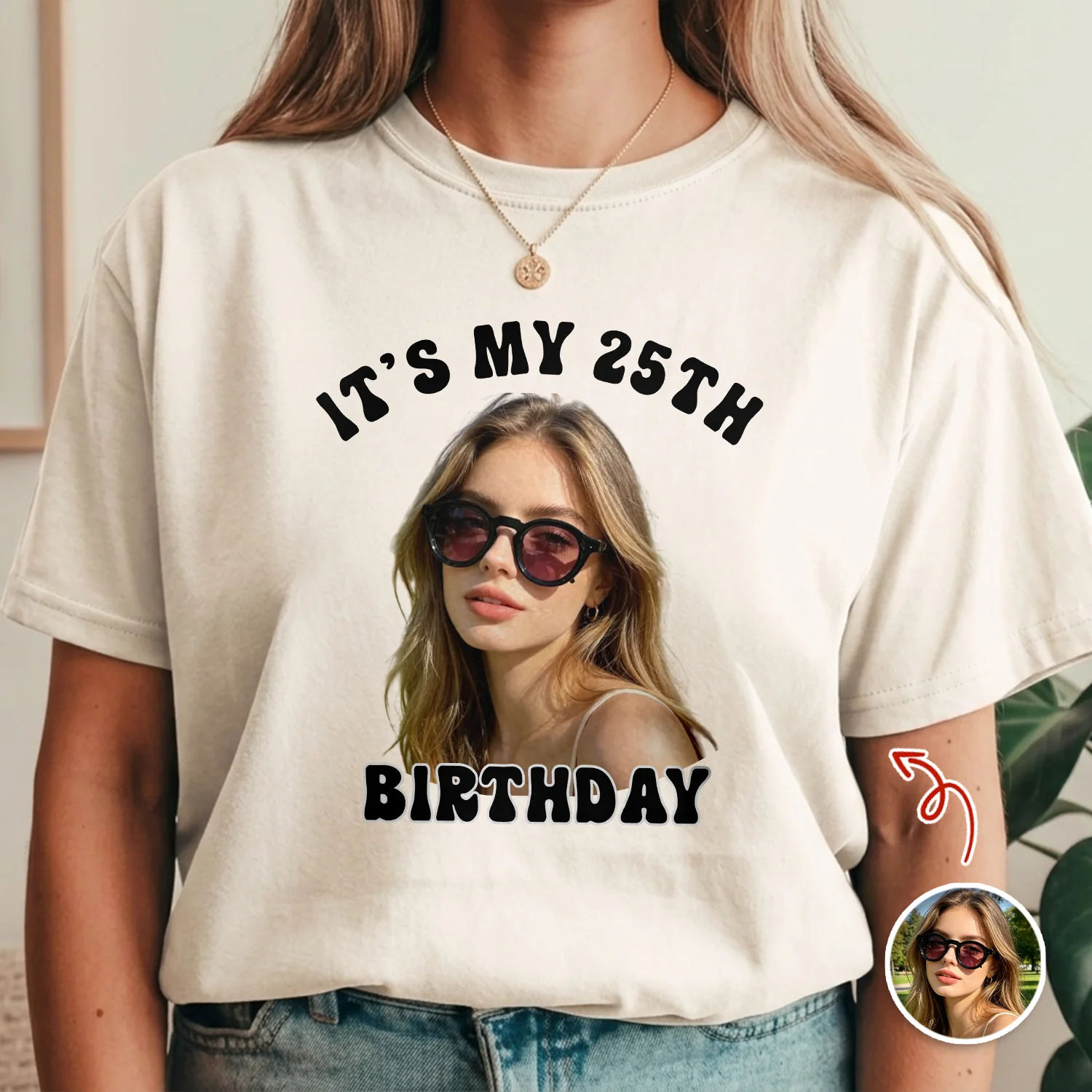 Custom Photo Birthday Crew Comfort Shirt - Personalized Birthday Party Shirt TH10 170407 - Image 5