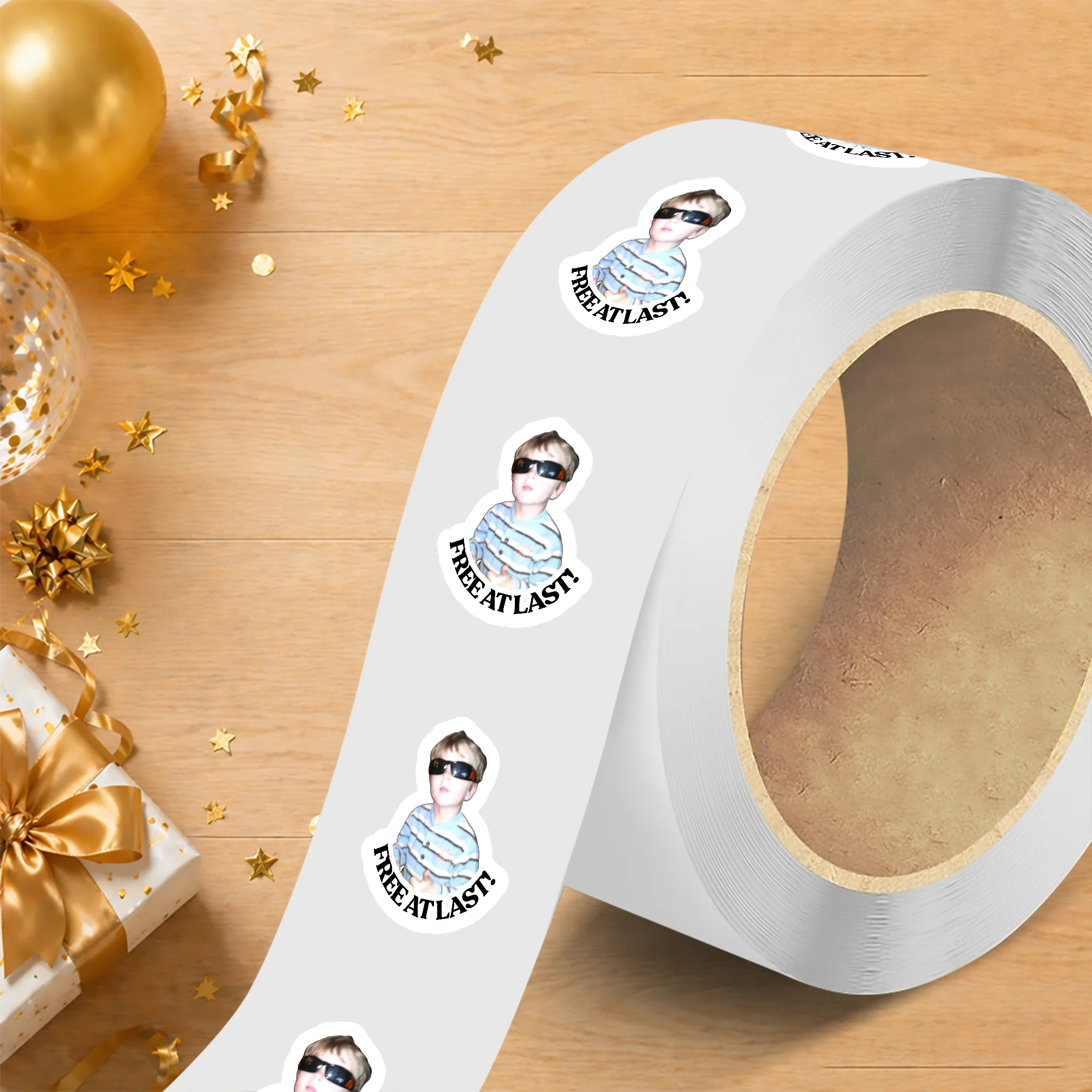 Custom Photo Birthday Roll Sticker - Personalized Party Decorations HA75 921832 - Image 6