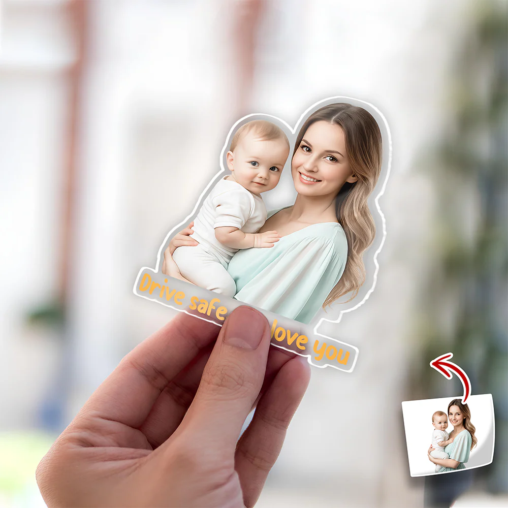 Custom Photo Car Visor Clip - Personalized Gift For Family LM32 899829 - Image 6