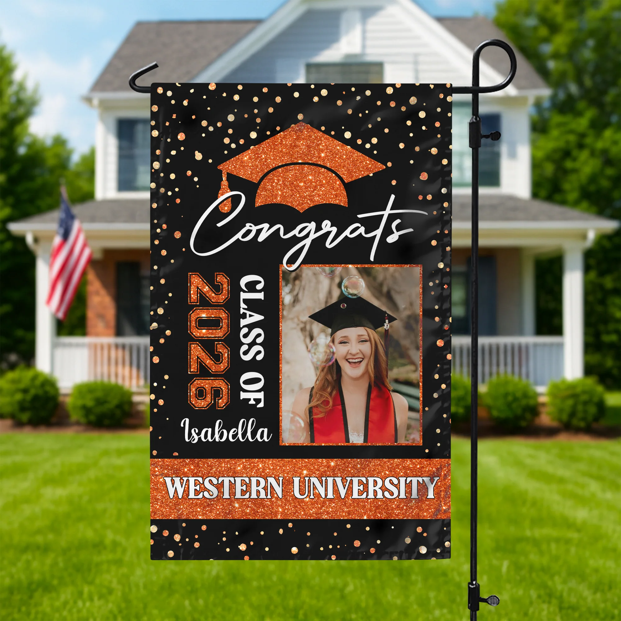 Custom Photo Class of 2026 Congratulations Graduation Garden Flag HO82 901708 - Image 11