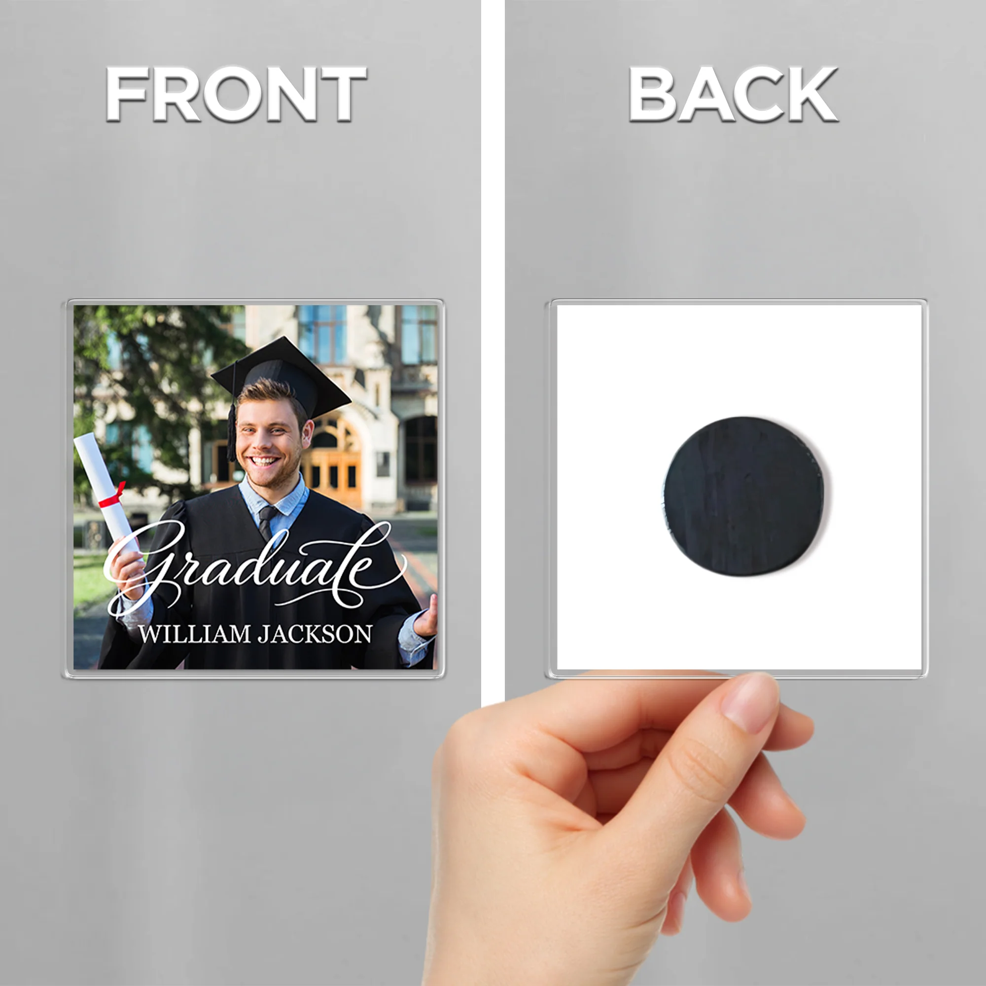 Custom Photo Class of 2026 Graduation Acrylic Magnet Personalized Keepsake Gift HO82 902290 - Image 2