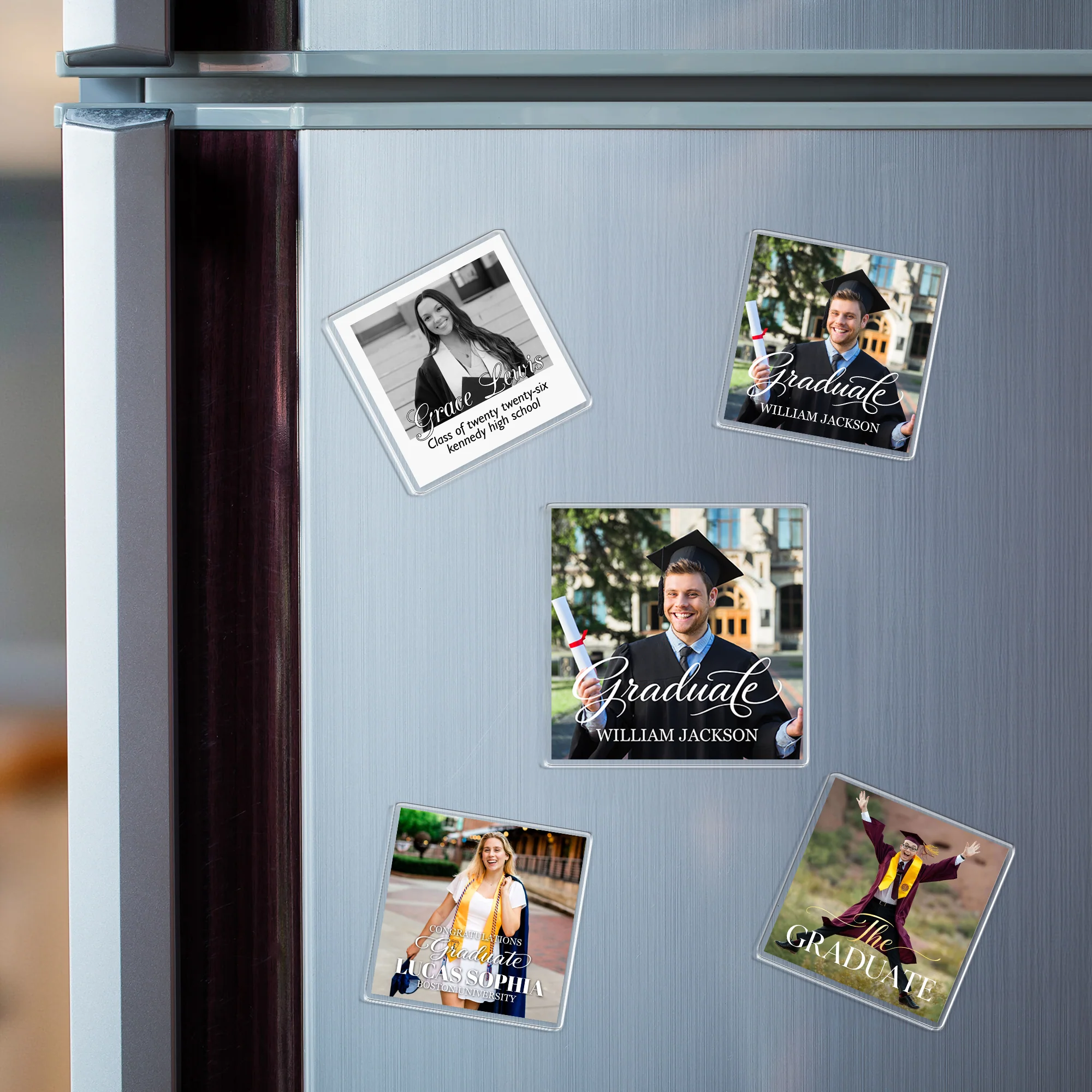 Custom Photo Class of 2026 Graduation Acrylic Magnet Personalized Keepsake Gift HO82 902290 - Image 5