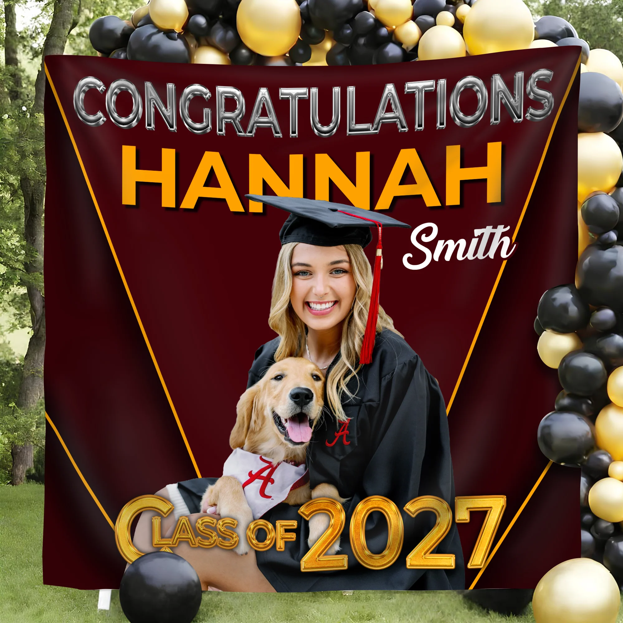 Custom Photo Class of 2026 Graduation Backdrop LM32 899205 - Image 6