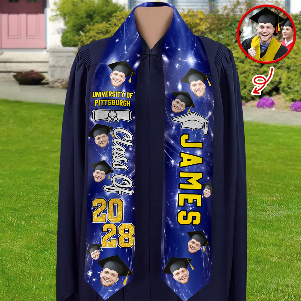 Custom Photo Class of 2026 Graduation Stoles TH10 898557 - Image 7