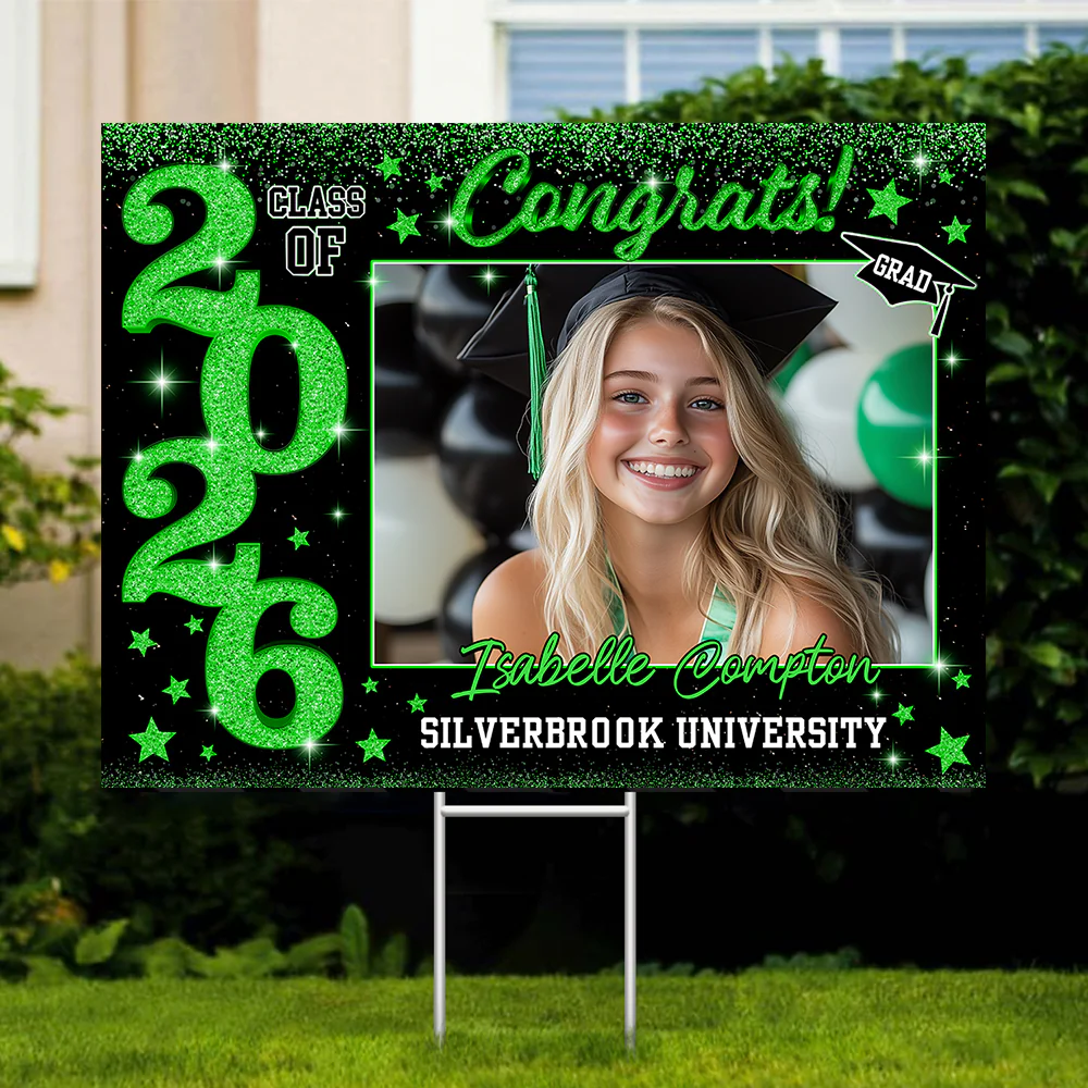 Custom Photo Class of 2026 Graduation Yard Sign CH07 910744 - Image 5
