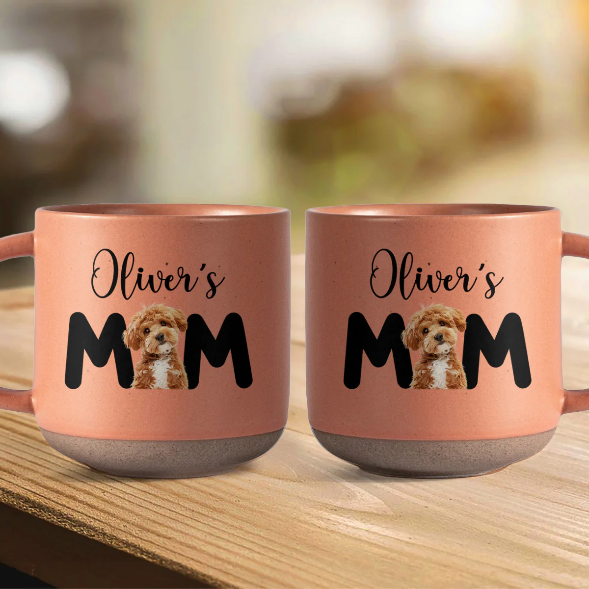 Custom Photo Dog Mom Personalized Pottery Mug CH07 899050 - Image 5