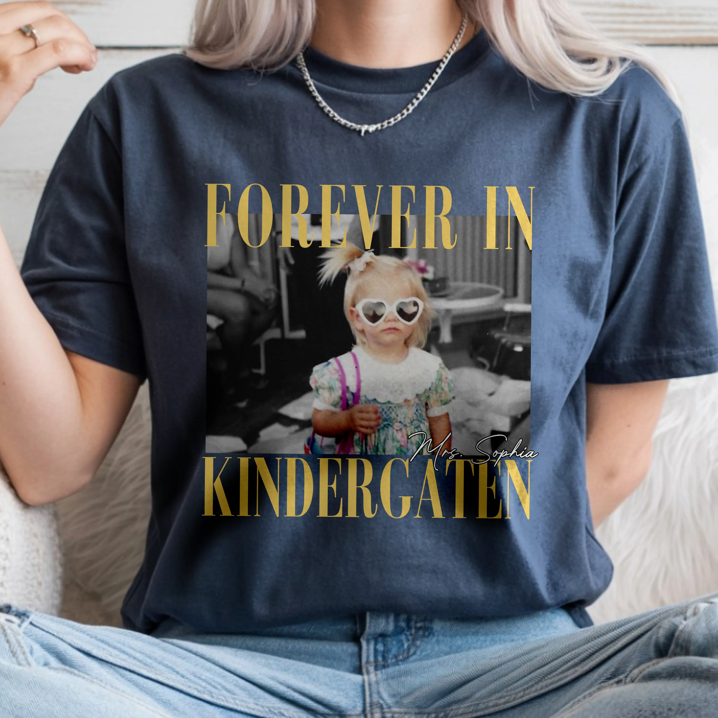 Custom Photo Forever In Kindergarten Comfort Shirt CH07 911920 - Image 3