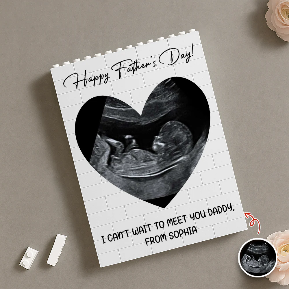 Custom Photo Happy Father's Day Building Brick Block Gift For Dad CH07 911628 - Image 2