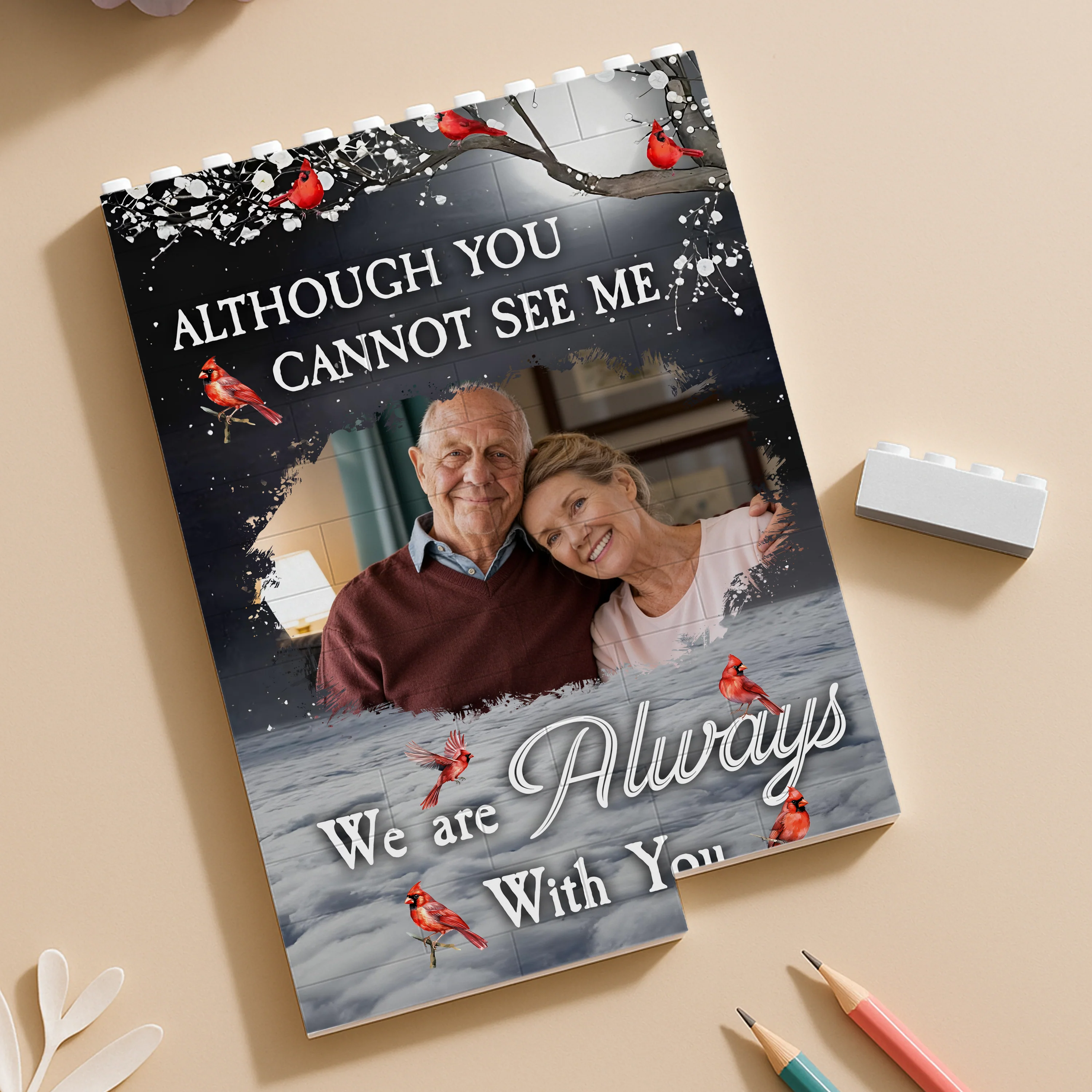 Custom Photo I Am Always With You Personalized Memorial Building Block HA75 920532 - Image 10
