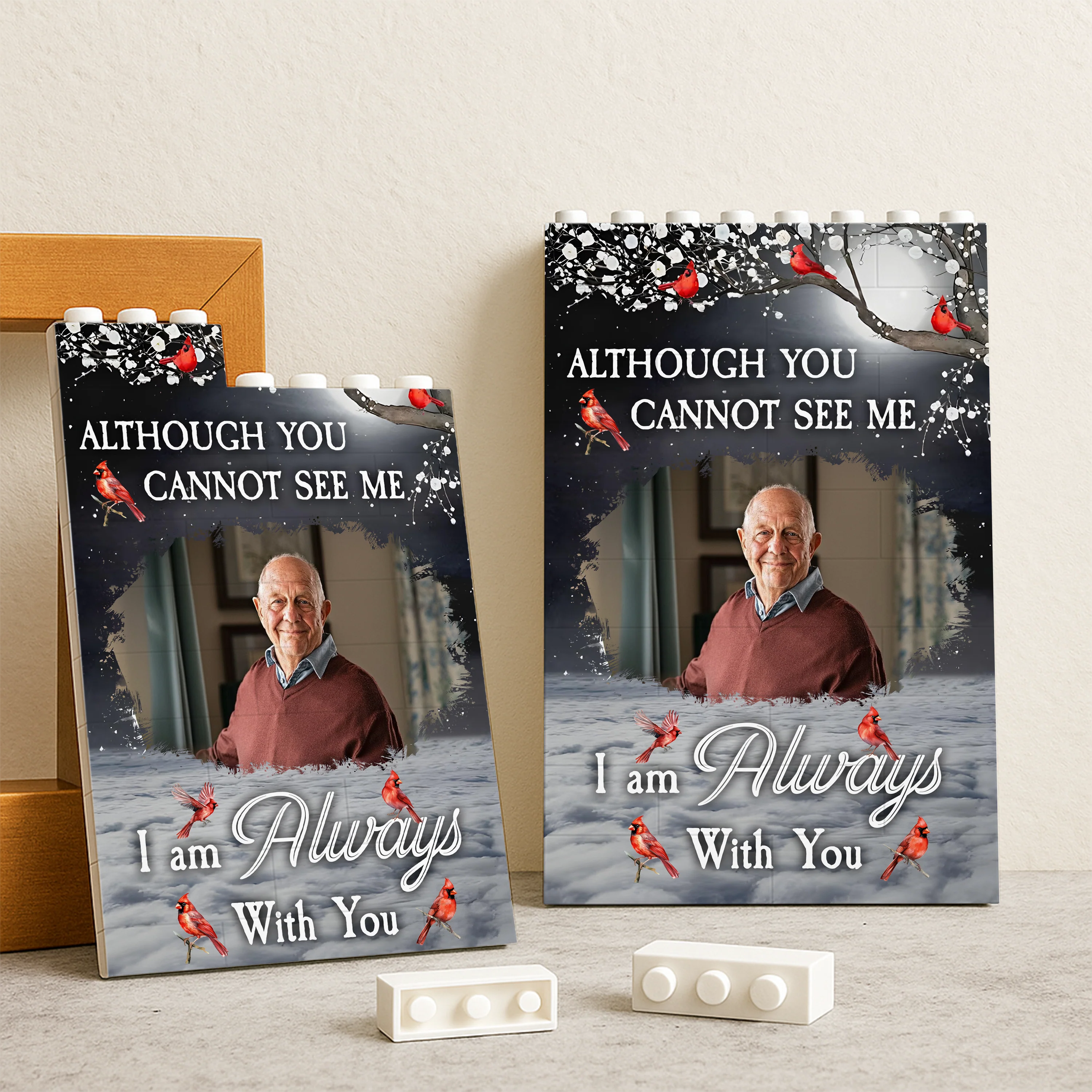 Custom Photo I Am Always With You Personalized Memorial Building Block HA75 920532 - Image 3