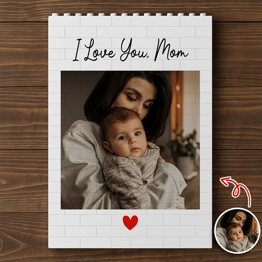 Custom Photo I Love You Mom Happy Mother's Day Building Block CH07 910778 - Image 5