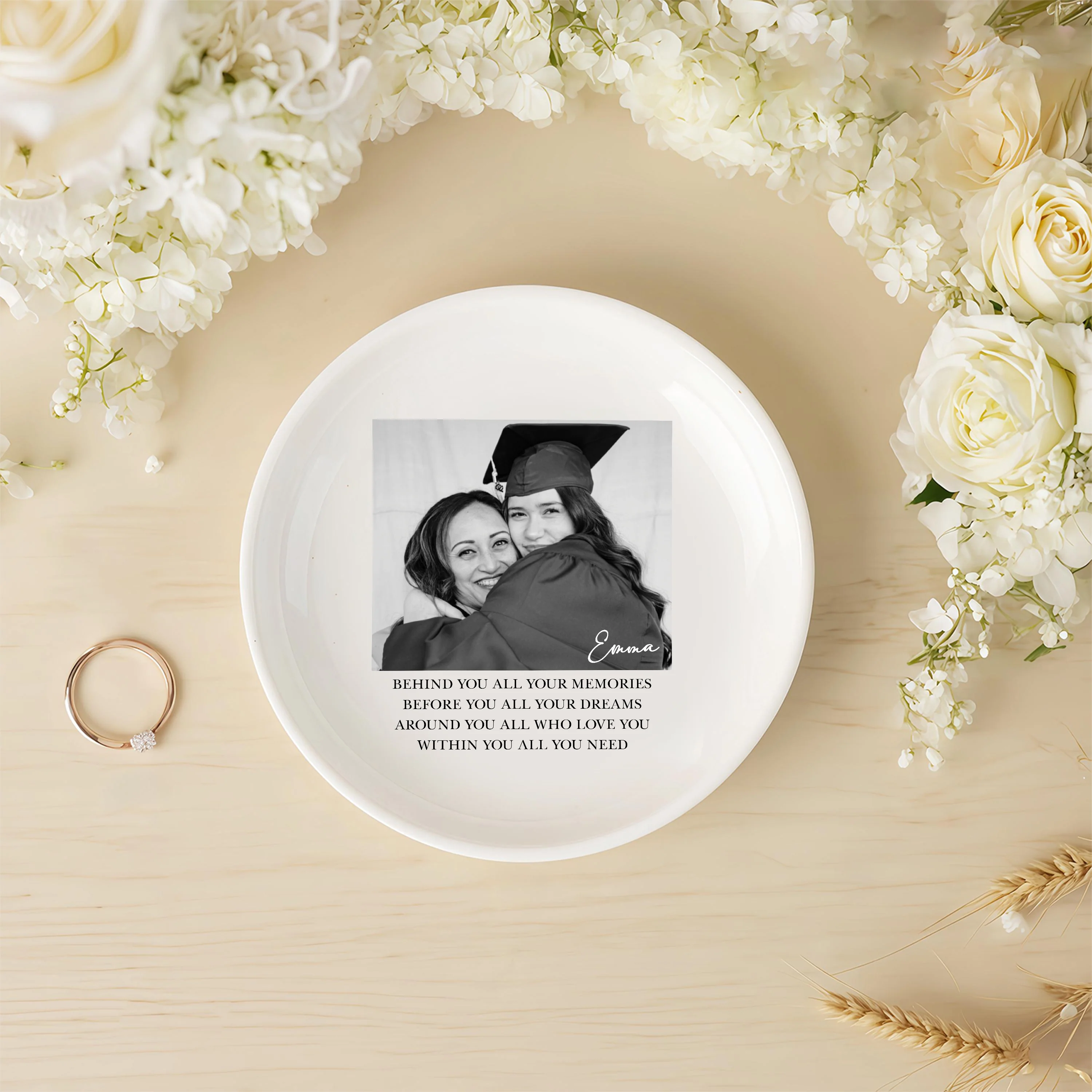 Custom Photo Look Who’s Graduated Ring Dish - Personalized Graduation Gift for Her TH10 169197 - Image 5