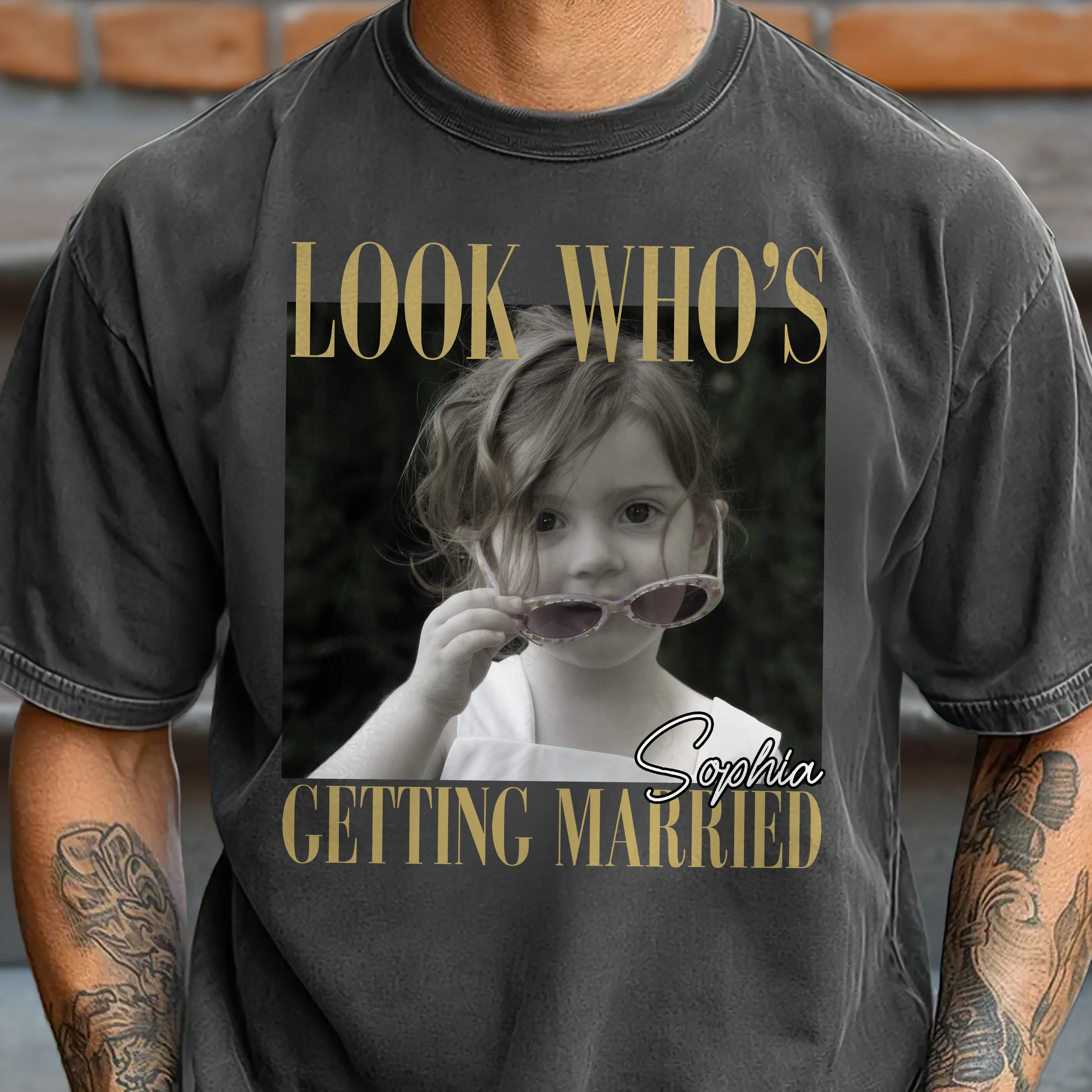 Custom Photo Look Who's Getting Married Comfort Shirt - Personalized Bachelorette Gift CH07 911918 - Image 8