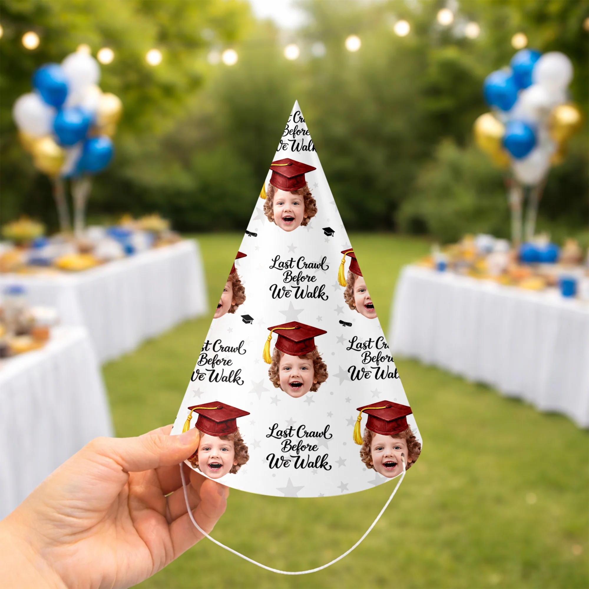 Custom Photo Look Who's Graduated Party Hat Graduation Gift HA75 921226 - Image 2