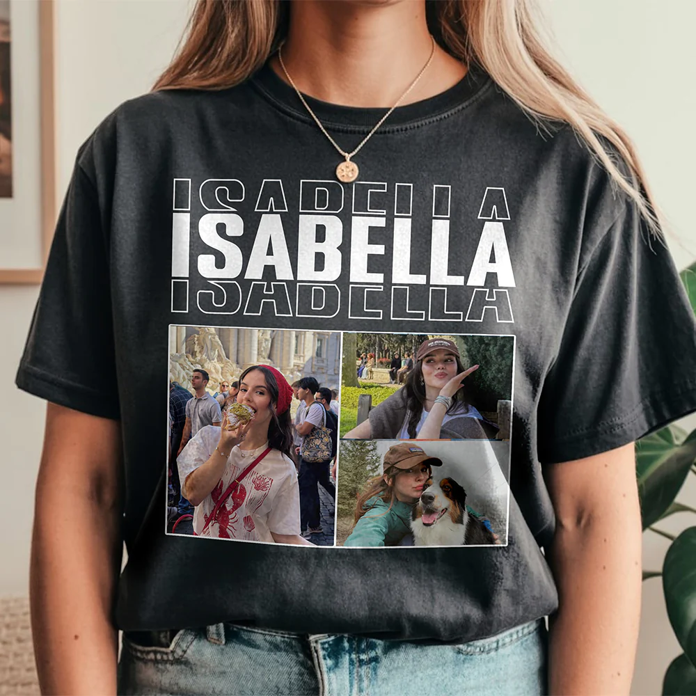 Custom Photo & Name Comfort Shirt - Personalized Gift for Family, Friends & Birthdays TH10 170449 - Image 2