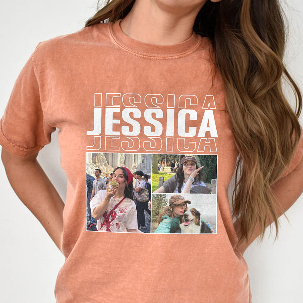 Custom Photo & Name Comfort Shirt - Personalized Gift for Family, Friends & Birthdays TH10 170449 - Image 4