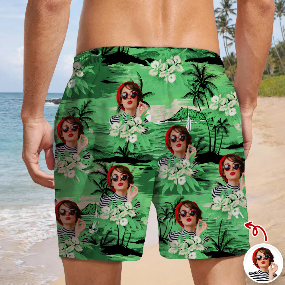 Custom Photo Tropical Summer Pattern Beach Short HO82 902412 - Image 7