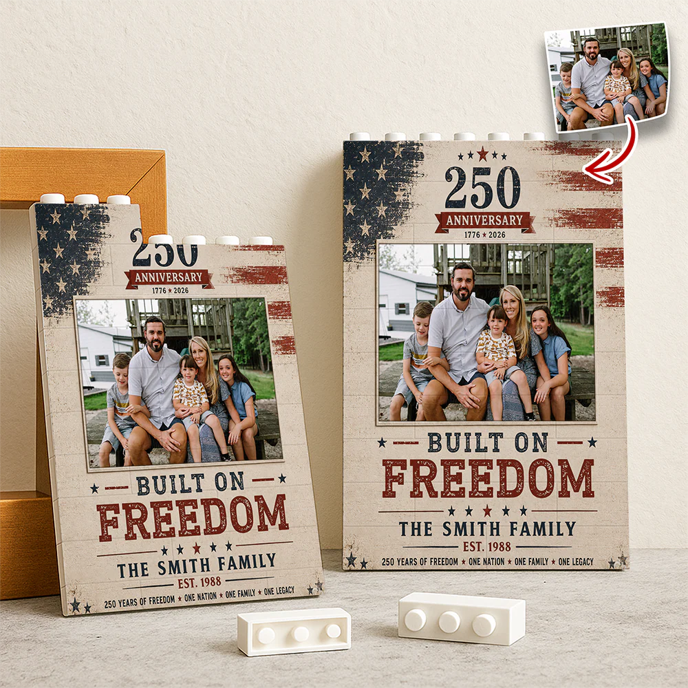 Custom Photo US 250th Anniversary 1776-2026 - Patriotic Gift for Family TH10 170003 - Image 4