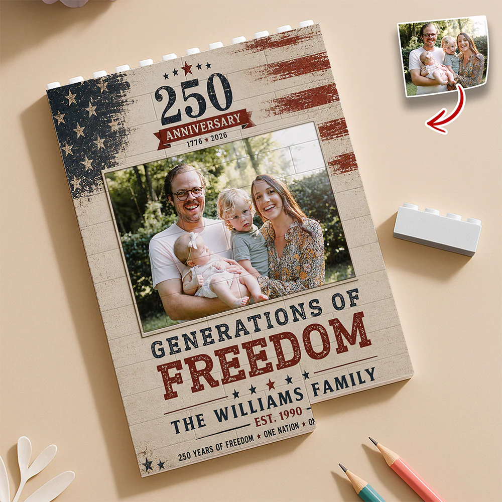 Custom Photo US 250th Anniversary 1776-2026 - Patriotic Gift for Family TH10 170003 - Image 5