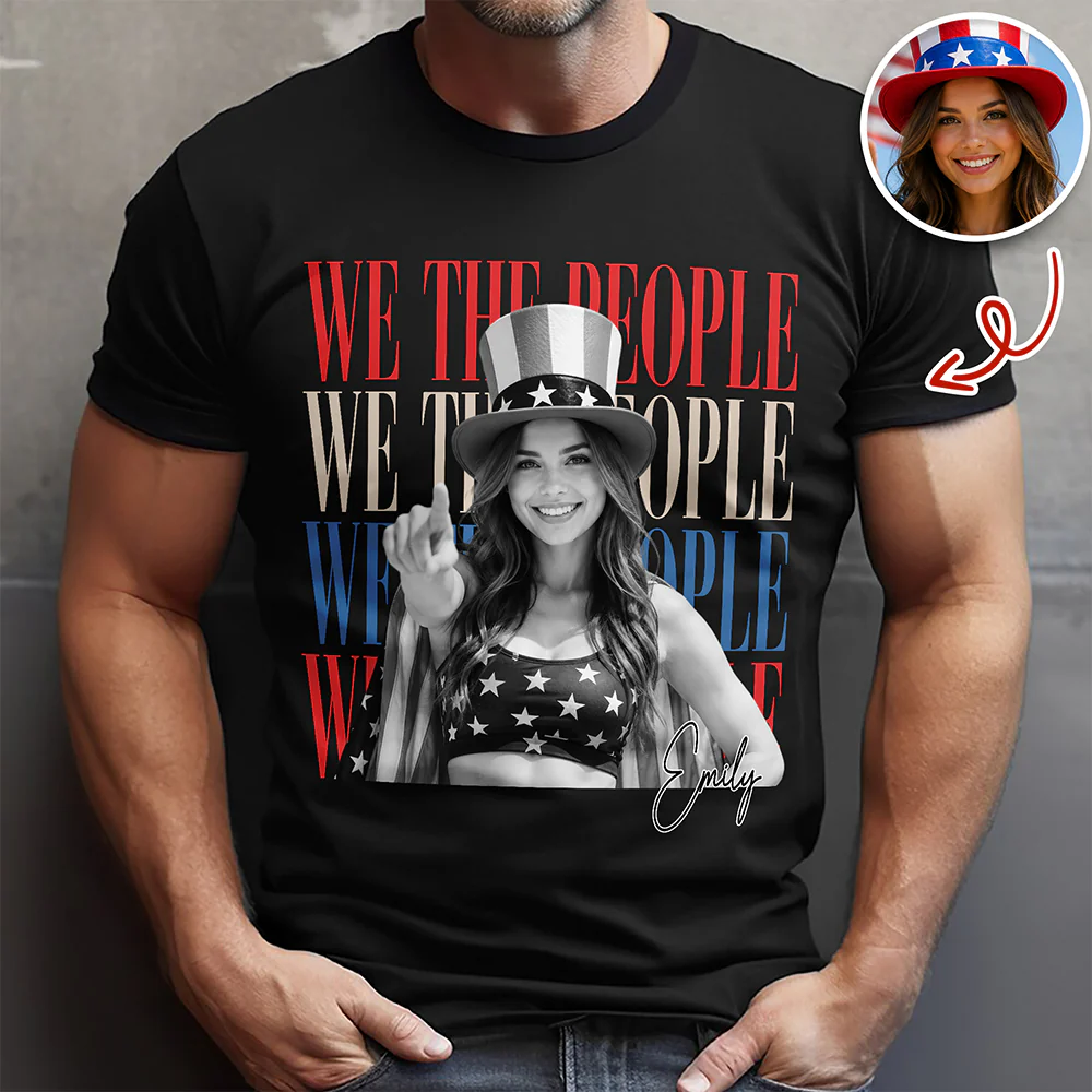 Custom Photo We The People 250th Anniversary Patriotic Comfort Shirt HO82 902772 - Image 4