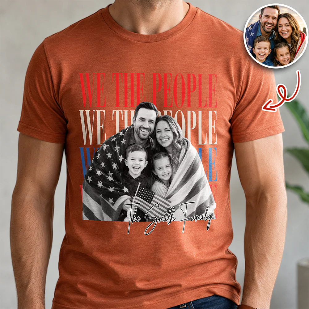 Custom Photo We The People 250th Anniversary Patriotic Comfort Shirt HO82 902772 - Image 9
