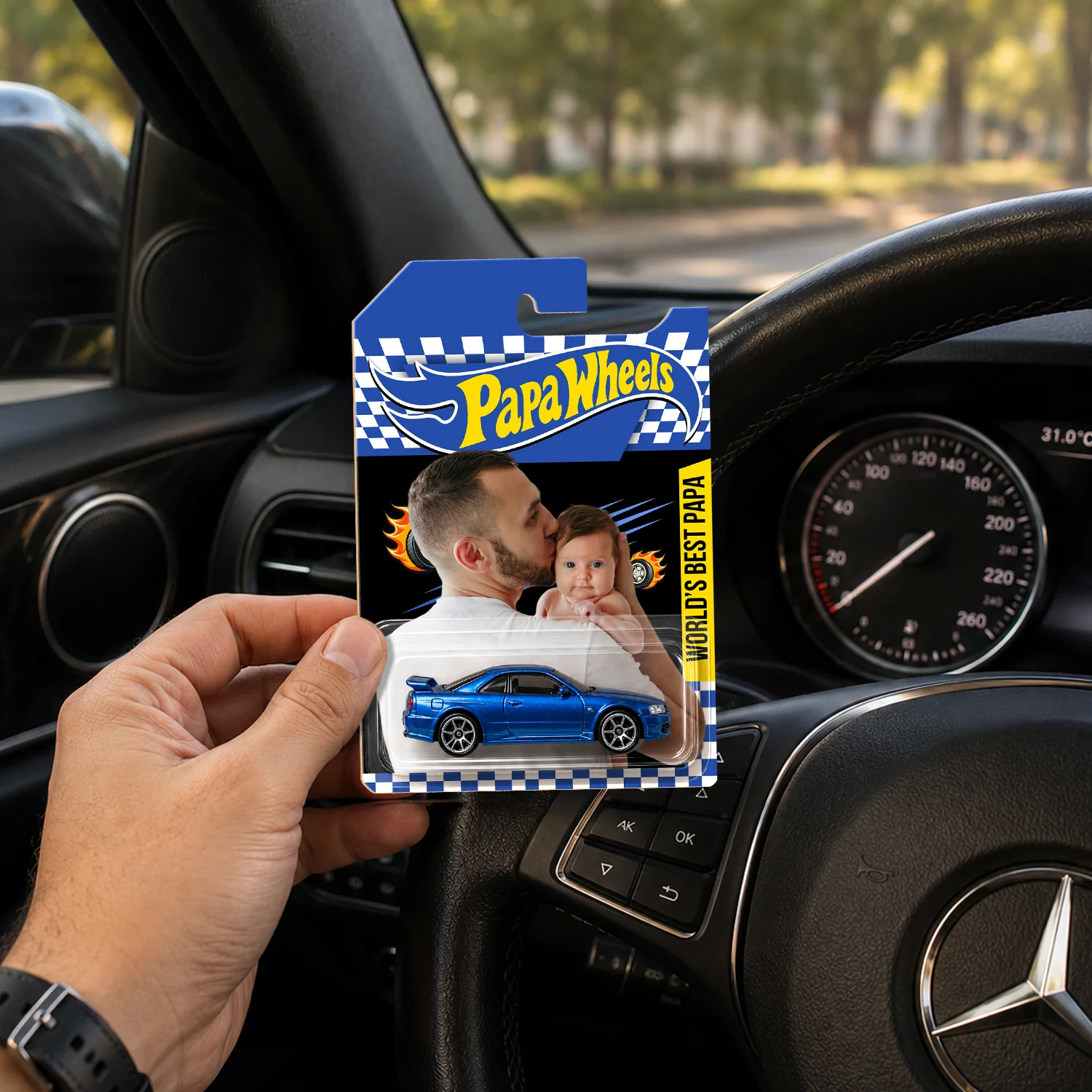 Custom Photo World's Best Dad Wheels Gift For Father’s Day CH07 911698 - Image 4