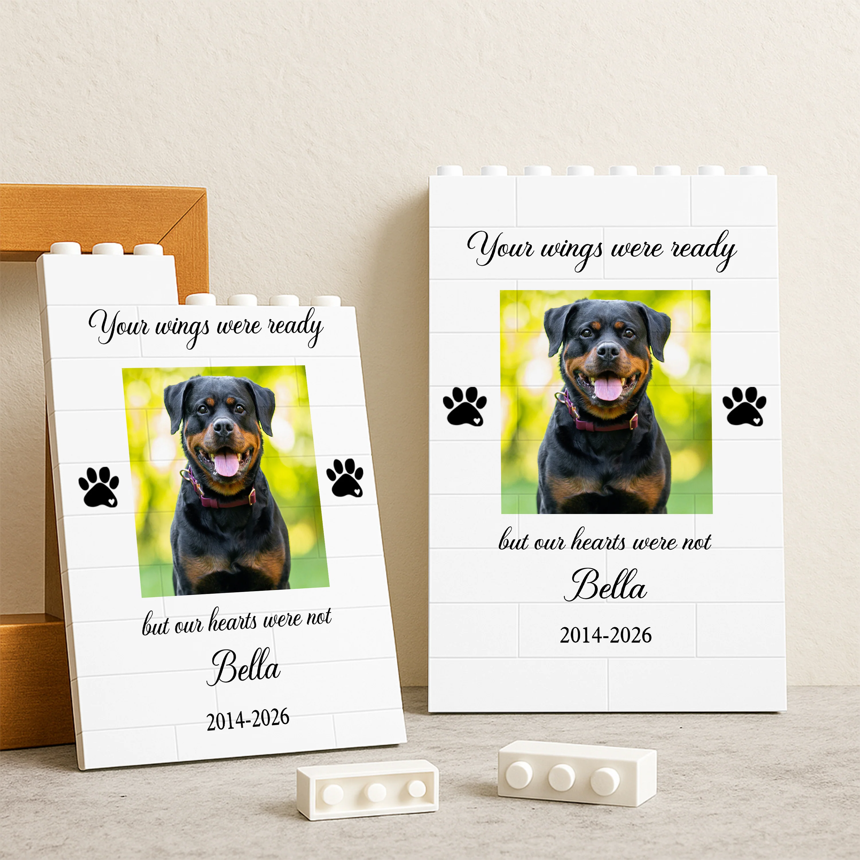 Custom Photo You Were My Favorite Hello And My Hardest Goodbye Memorial Building Block HA75 920518 - Image 6