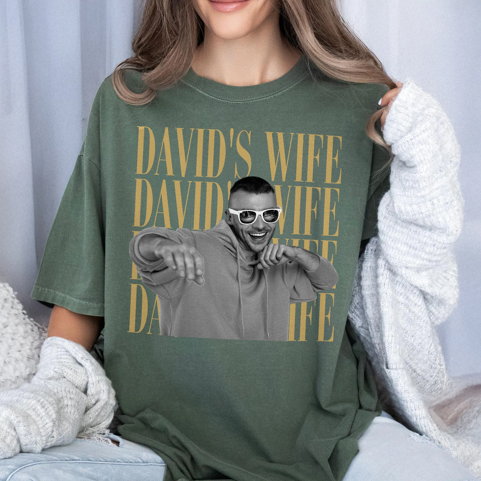 Custom Vintage Photo Wife, Husband Comfort Shirt - Personalized Anniversary Gift HA75 921482 - Image 6