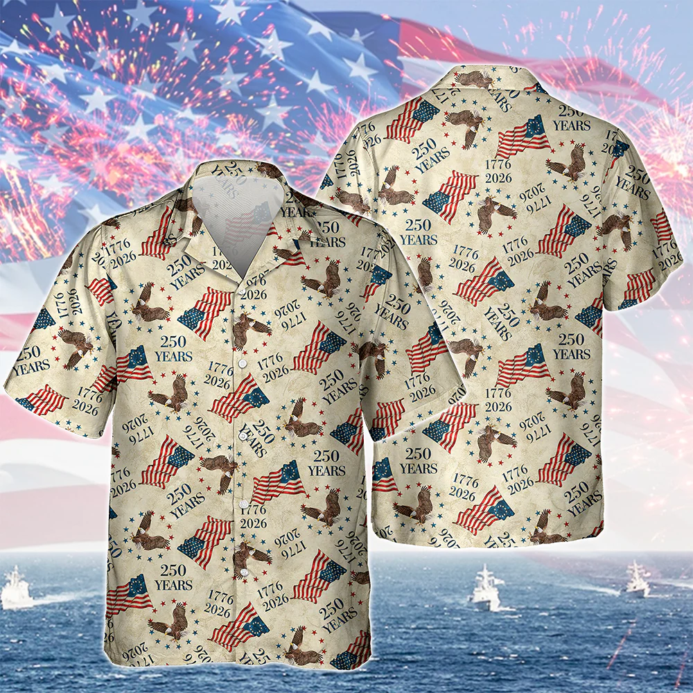 Personalized America 250th Birthday Hawaii Shirt HO82 901454 - Image 4