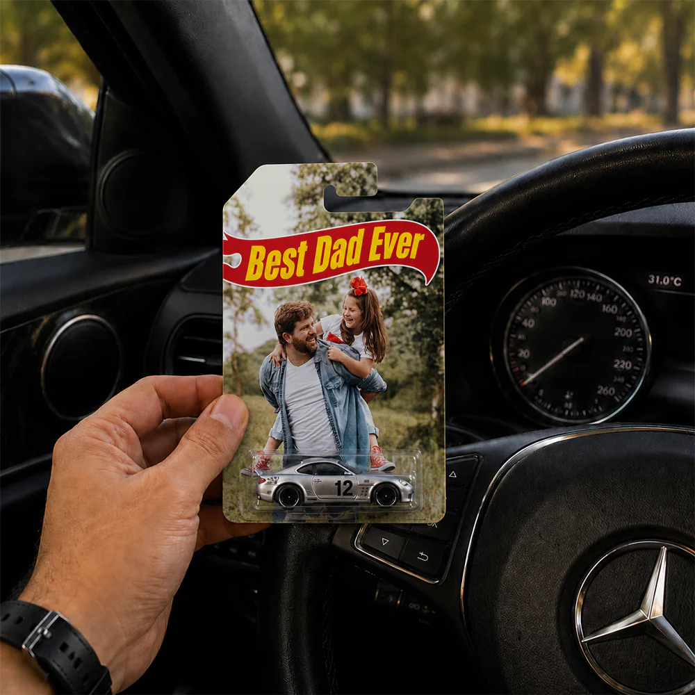 Personalized Dad Wheels Toy Car Photo Gift For Father’s Day HA75 921530 - Image 2