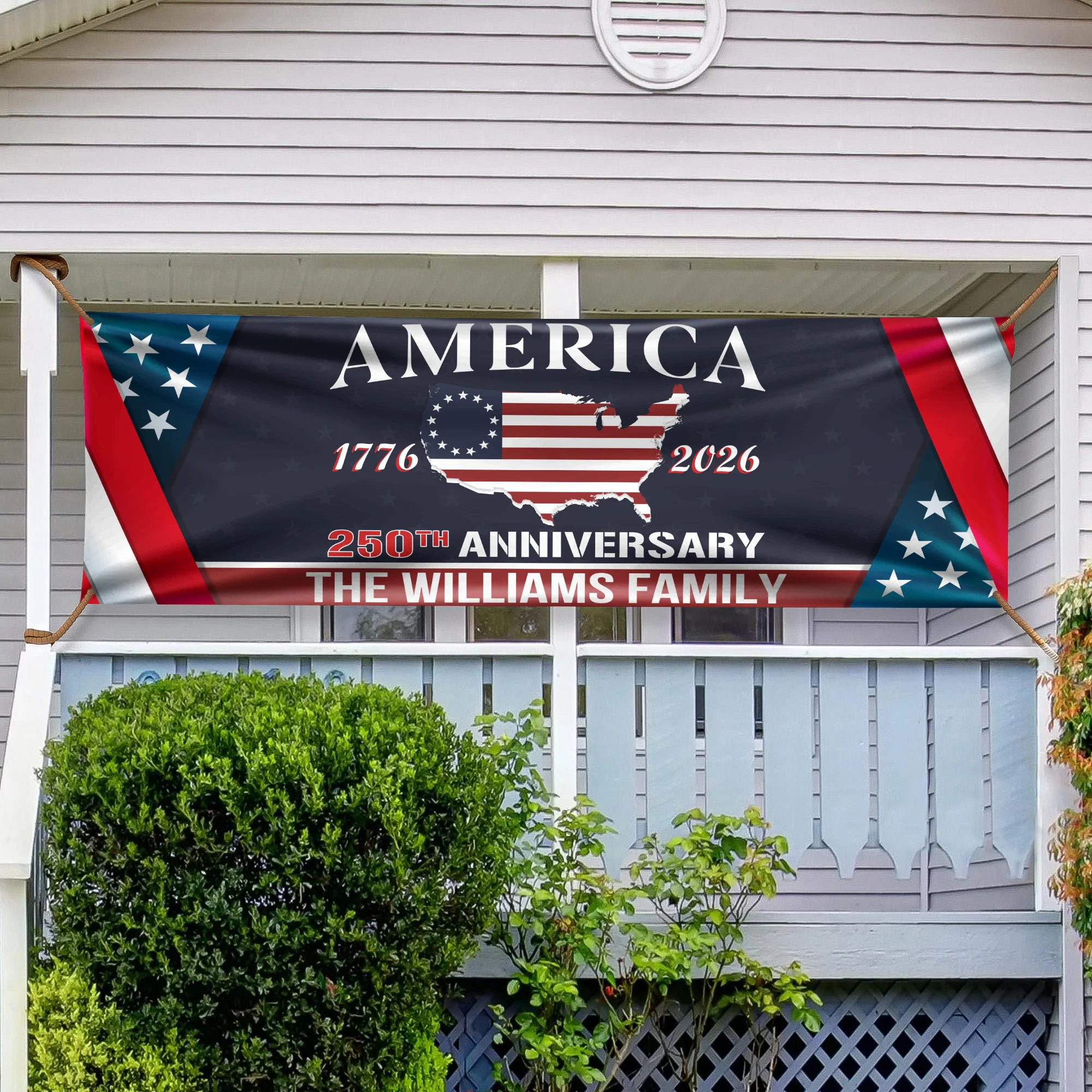 Personalized Family Name America 250th Anniversary Banner CH07 910636 - Image 2