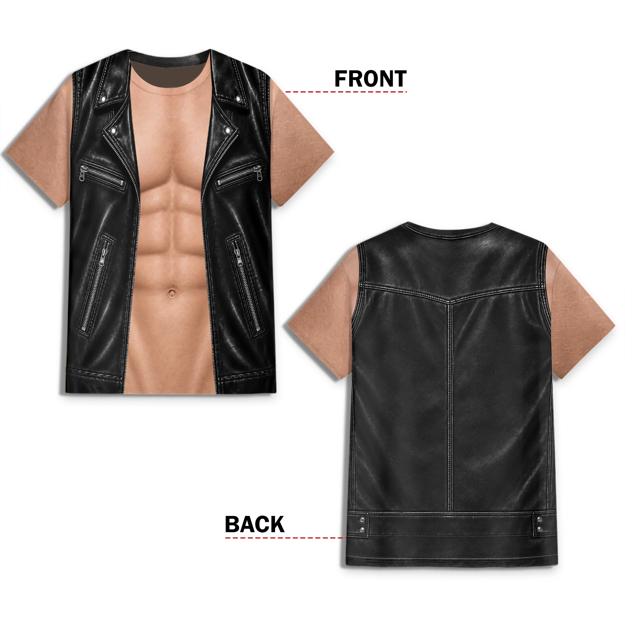 Personalized Funny Muscle Biker 3D Shirt - Novelty Gift for Men TH10 170463 - Image 4