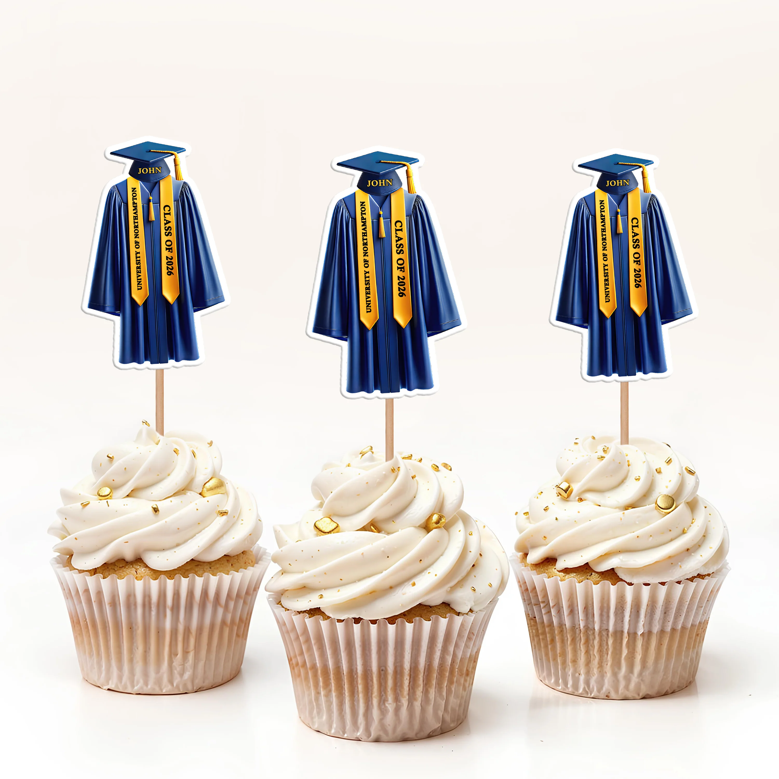 Personalized Great Graduation Cupcake Topper HO82 901402 - Image 3