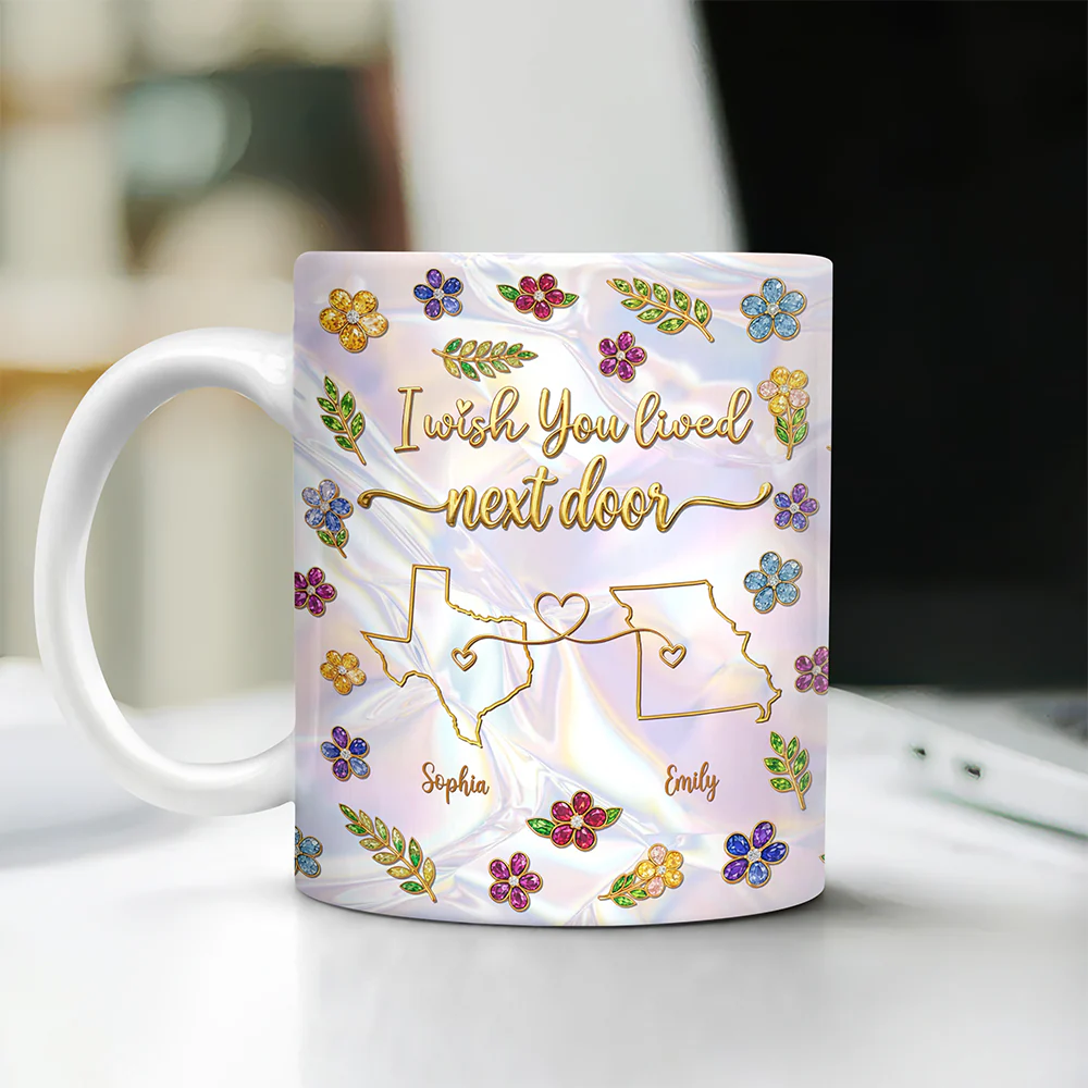 Personalized I Wish We Lived Closer Mug - Long Distance Best Friend Gift CH07 911328 - Image 3