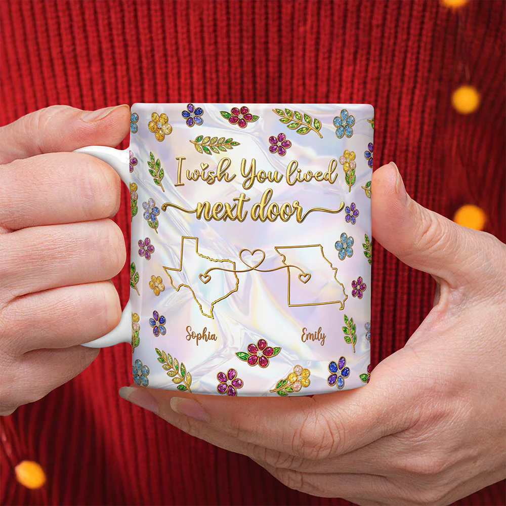 Personalized I Wish We Lived Closer Mug - Long Distance Best Friend Gift CH07 911328 - Image 4