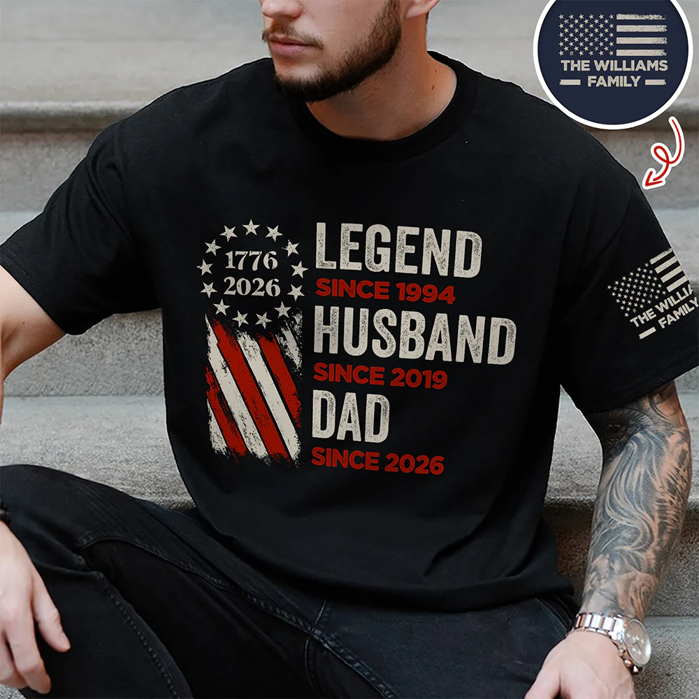 Personalized Legend, Husband, Dad And Grandpa Dark Shirt Gift For Dad, Father's Day HO82 902502 - Image 6
