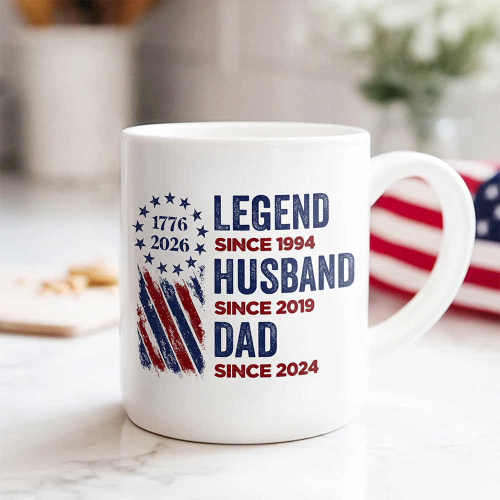 Personalized Legend, Husband, Dad And Grandpa Mug HO82 901180 - Image 3