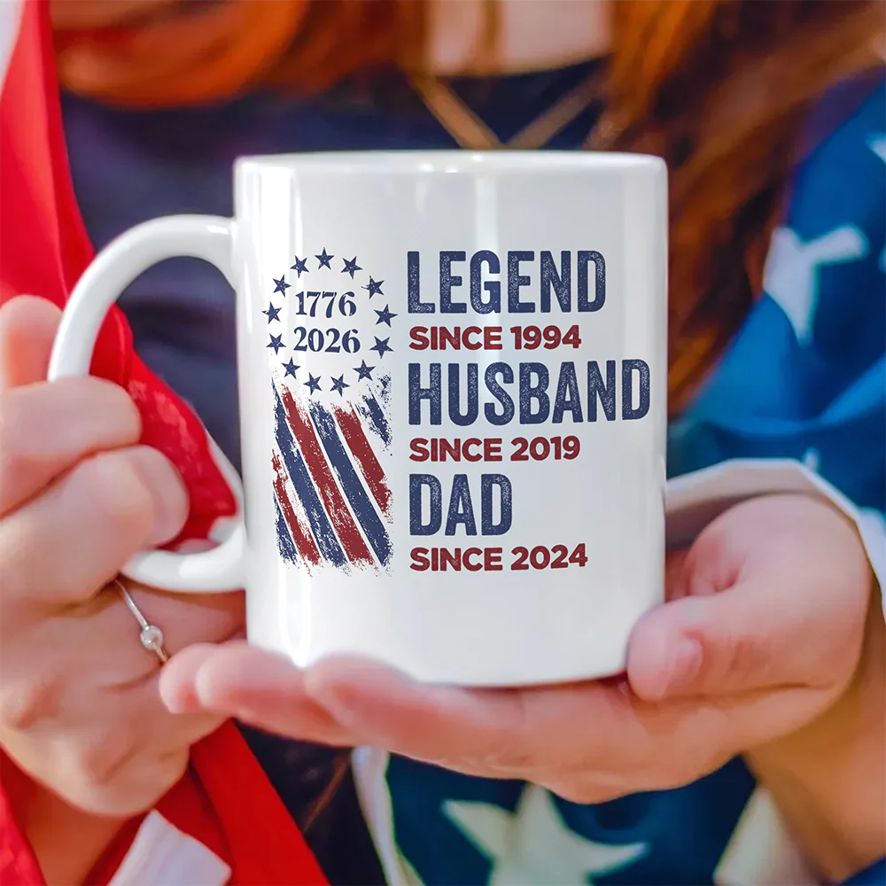 Personalized Legend, Husband, Dad And Grandpa Mug HO82 901180 - Image 4