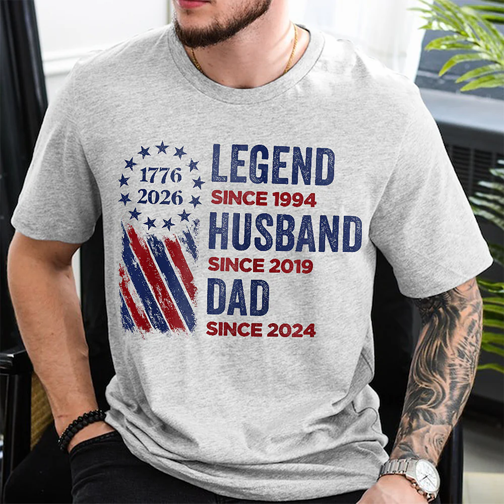 Personalized Legend, Husband, Dad And Grandpa Shirt HO82 901178 - Image 5