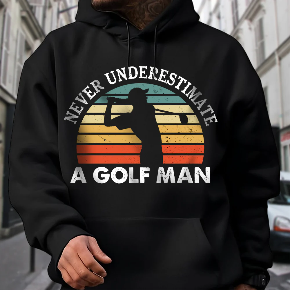 Personalized Never Underestimate A Golf Dad Dark Shirt LM32 897623 - Image 4