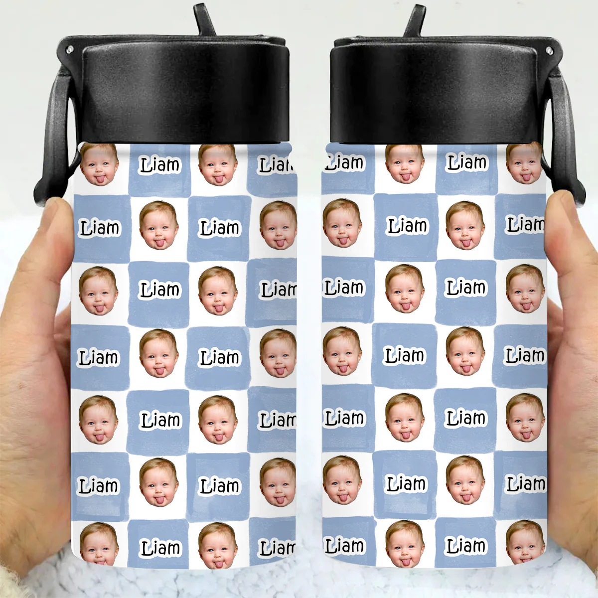 Personalized Photo & Name Kid Water Bottle - Gift for Kids, Back to School HO82 902838 - Image 5