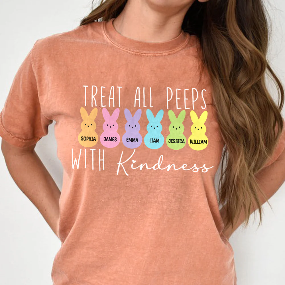 Personalized Treat All Peeps With Kindness Comfort Shirt TH10 898413 - Image 7