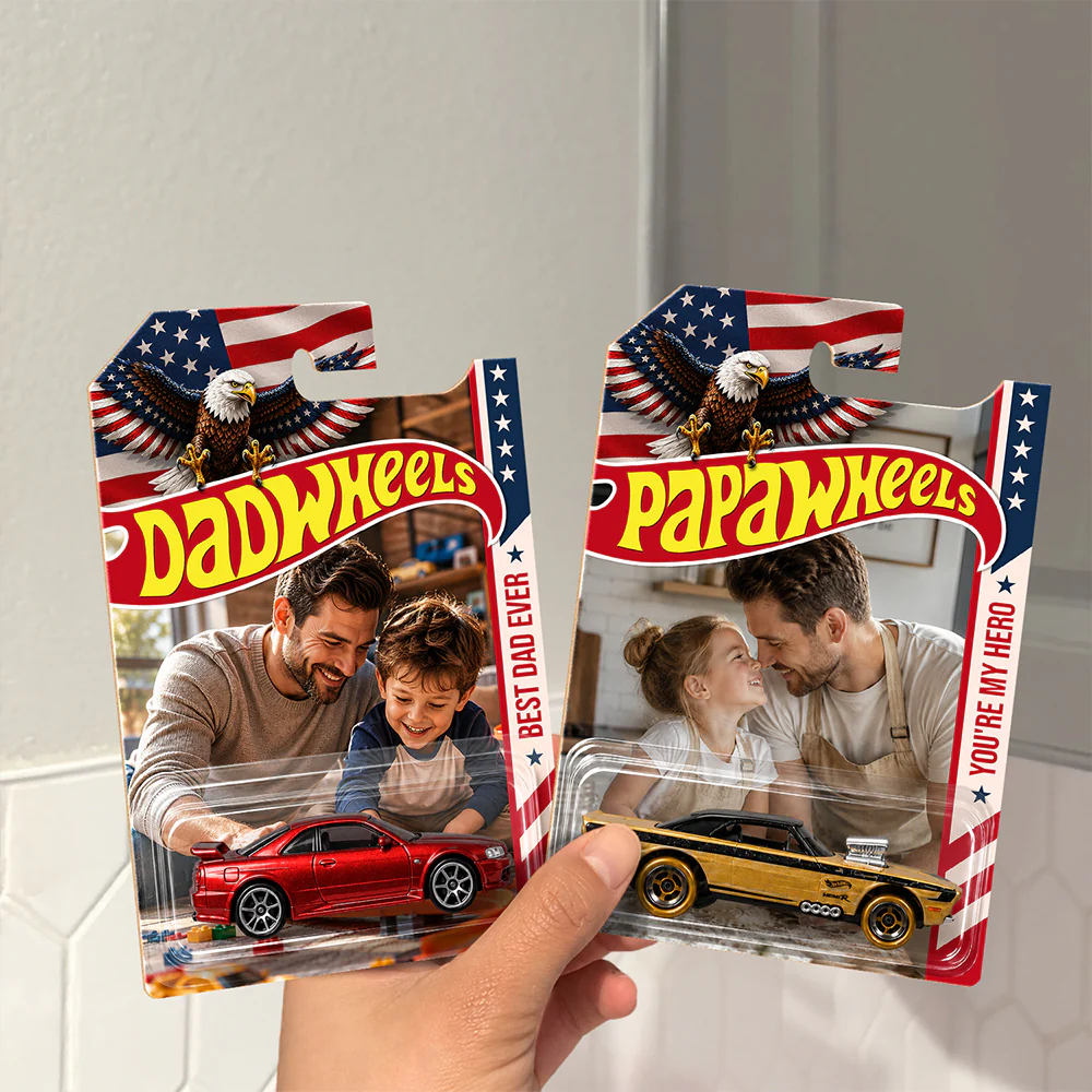 Personalized US Flag Dad Wheels Gift For Father's Day HA75 921542 - Image 3